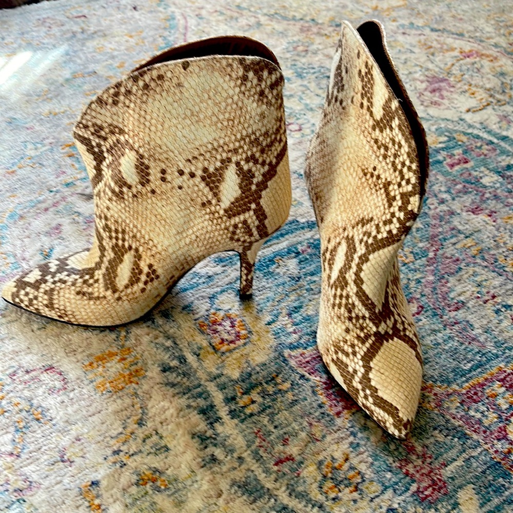 Paris Texas snakeskin boot